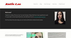 Desktop Screenshot of katielee.co.uk